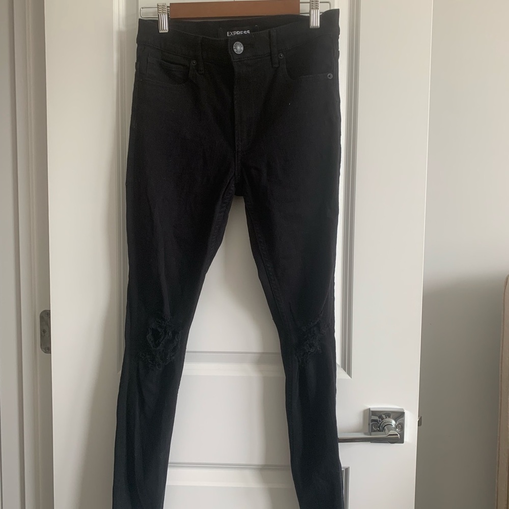 Express jean leggings